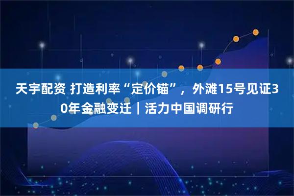天宇配资 打造利率“定价锚”，外滩15号见证30年金融变迁｜活力中国调研行
