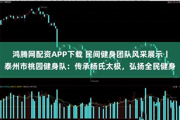 鸿腾网配资APP下载 民间健身团队风采展示丨泰州市桃园健身队：传承杨氏太极，弘扬全民健身